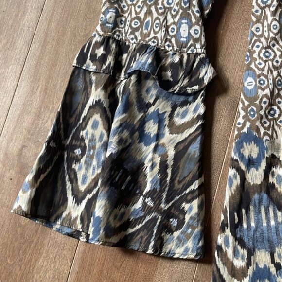 Beautiful Ikat Print Boho Dress - Picture 3 of 5